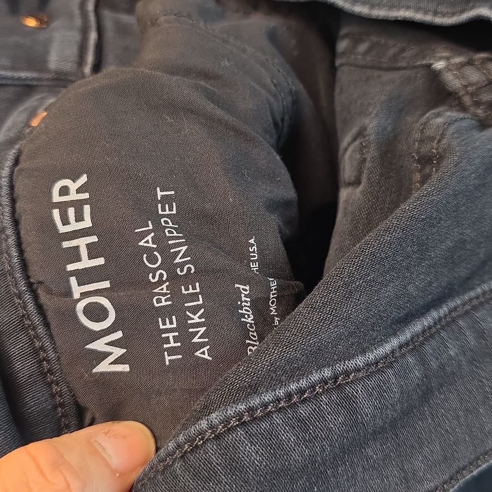 MOTHER Jeans Stunner zip ankle step fray & The Rascal Ankle Snippet - Picture 15 of 15
